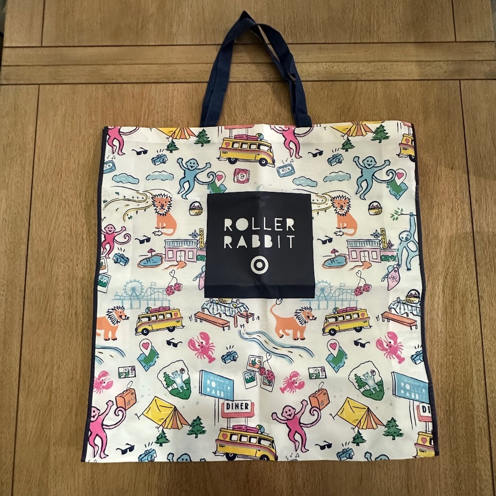 Limited edition Roller Rabbit x Target Launch Shopping bag
